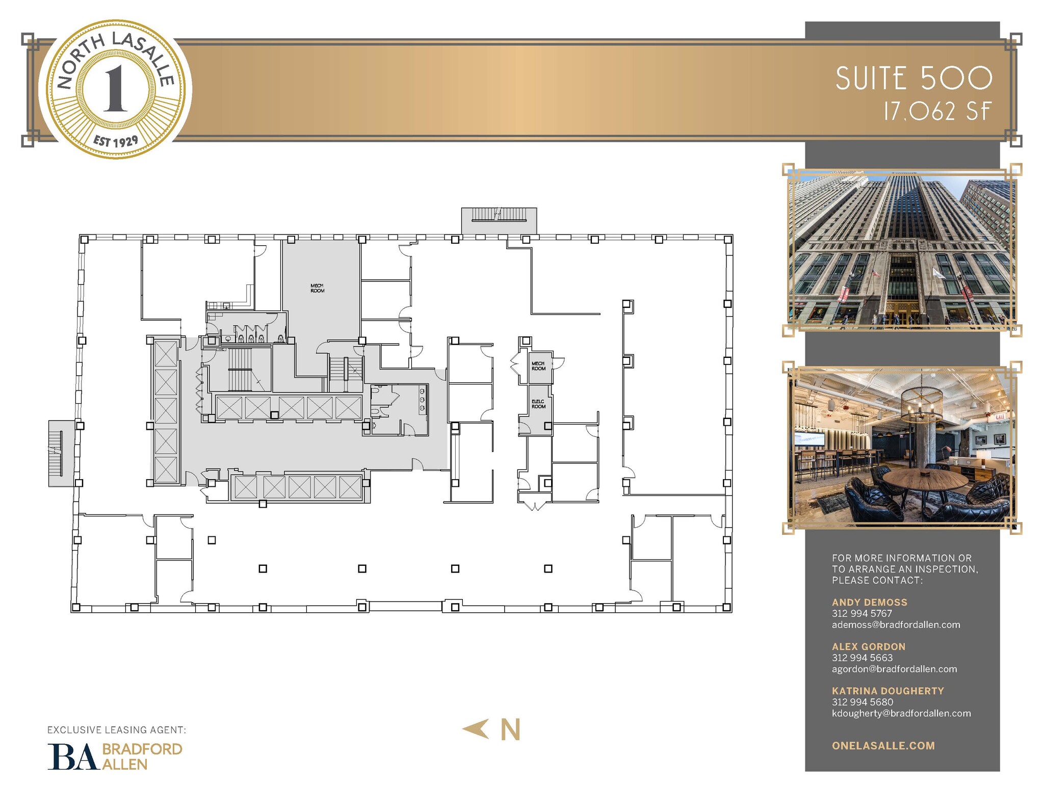 1 N La Salle St, Chicago, IL for lease Floor Plan- Image 1 of 1