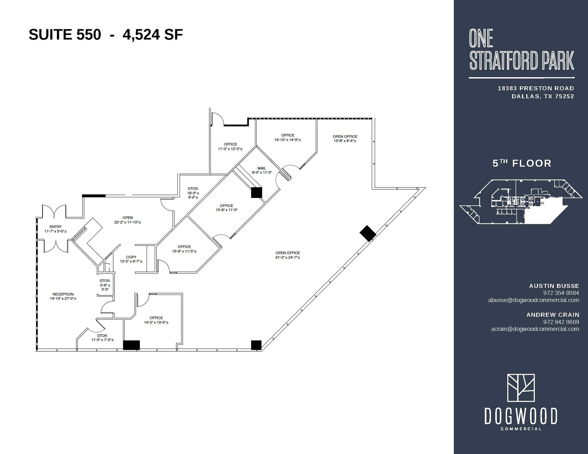 18383 Preston Rd, Dallas, TX for lease Floor Plan- Image 1 of 1