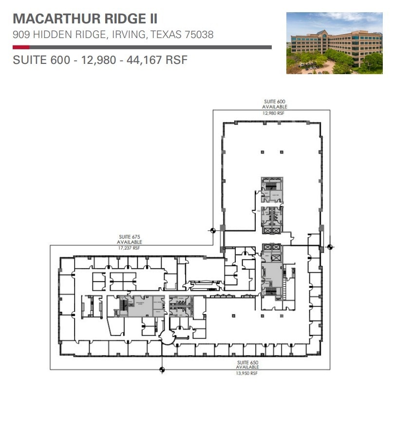 909 Hidden Ridge Dr, Irving, TX for lease Floor Plan- Image 1 of 1