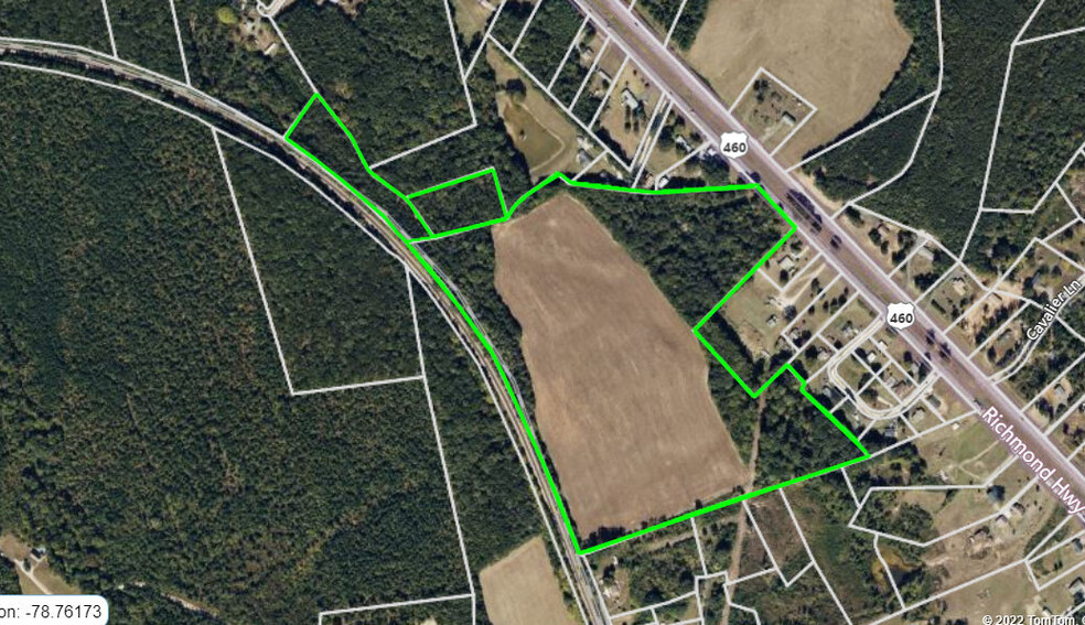 Rt 460 Hwy, Evergreen, VA for sale - Aerial - Image 1 of 3