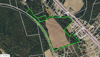 Rt 460 Hwy, Evergreen, VA - aerial  map view