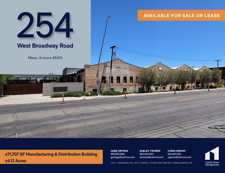 254 W Broadway Rd, Mesa, AZ for lease - Building Photo - Image 1 of 22