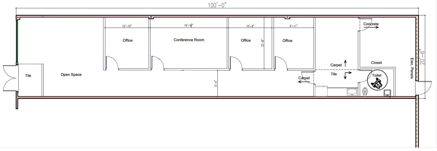 400-440 Airport Rd, Elgin, IL for lease Floor Plan- Image 1 of 1