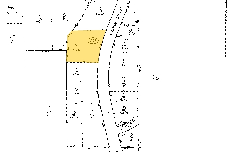 1955 Citracado Pky, Escondido, CA for lease - Plat Map - Image 2 of 7