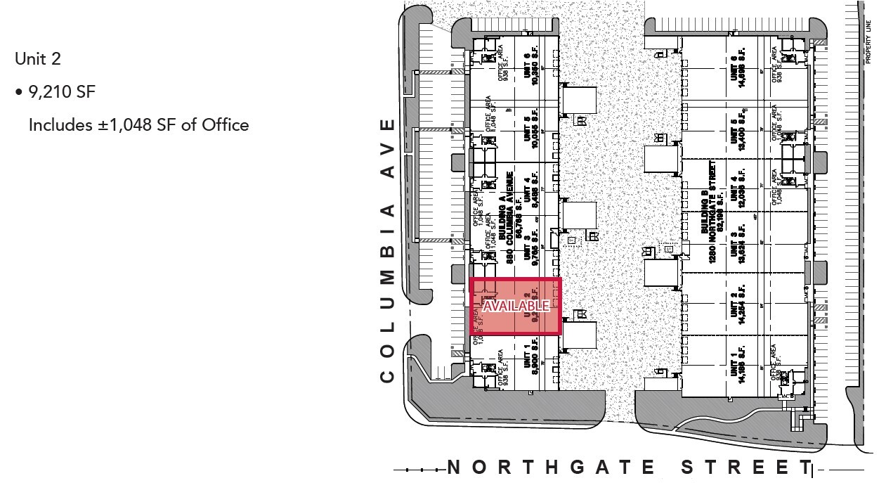 880 Columbia Ave, Riverside, CA for lease Floor Plan- Image 1 of 1