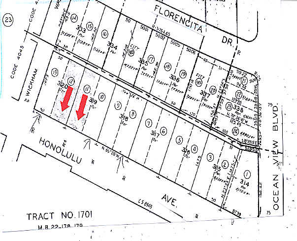 2347-2351 Honolulu Ave, Montrose, CA for lease - Plat Map - Image 2 of 2