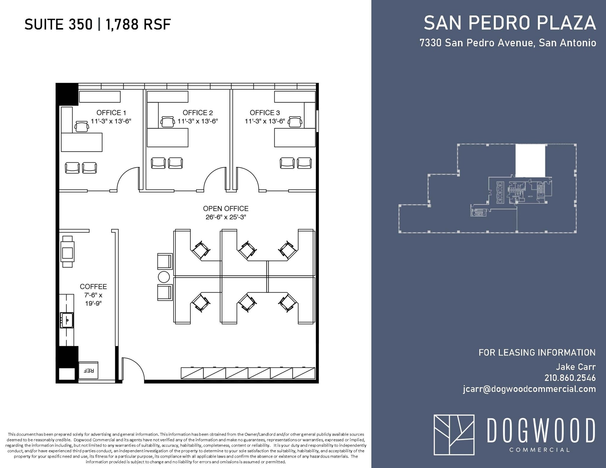 7330 San Pedro Ave, San Antonio, TX for lease Floor Plan- Image 1 of 1