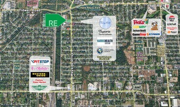 9201 N Wayside Dr, Houston, TX - AERIAL map view - Image1