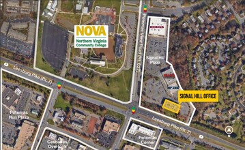 21335 Signal Hill Plaza, Sterling, VA - aerial  map view