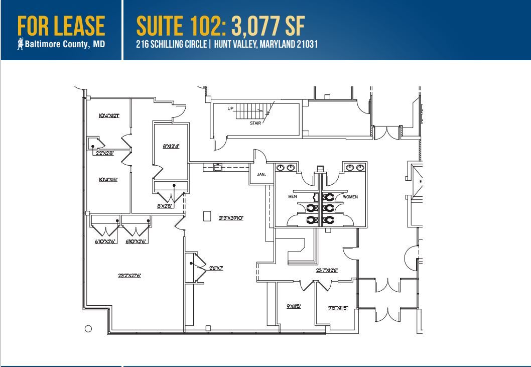 216 Schilling Cir, Hunt Valley, MD for lease Floor Plan- Image 1 of 1