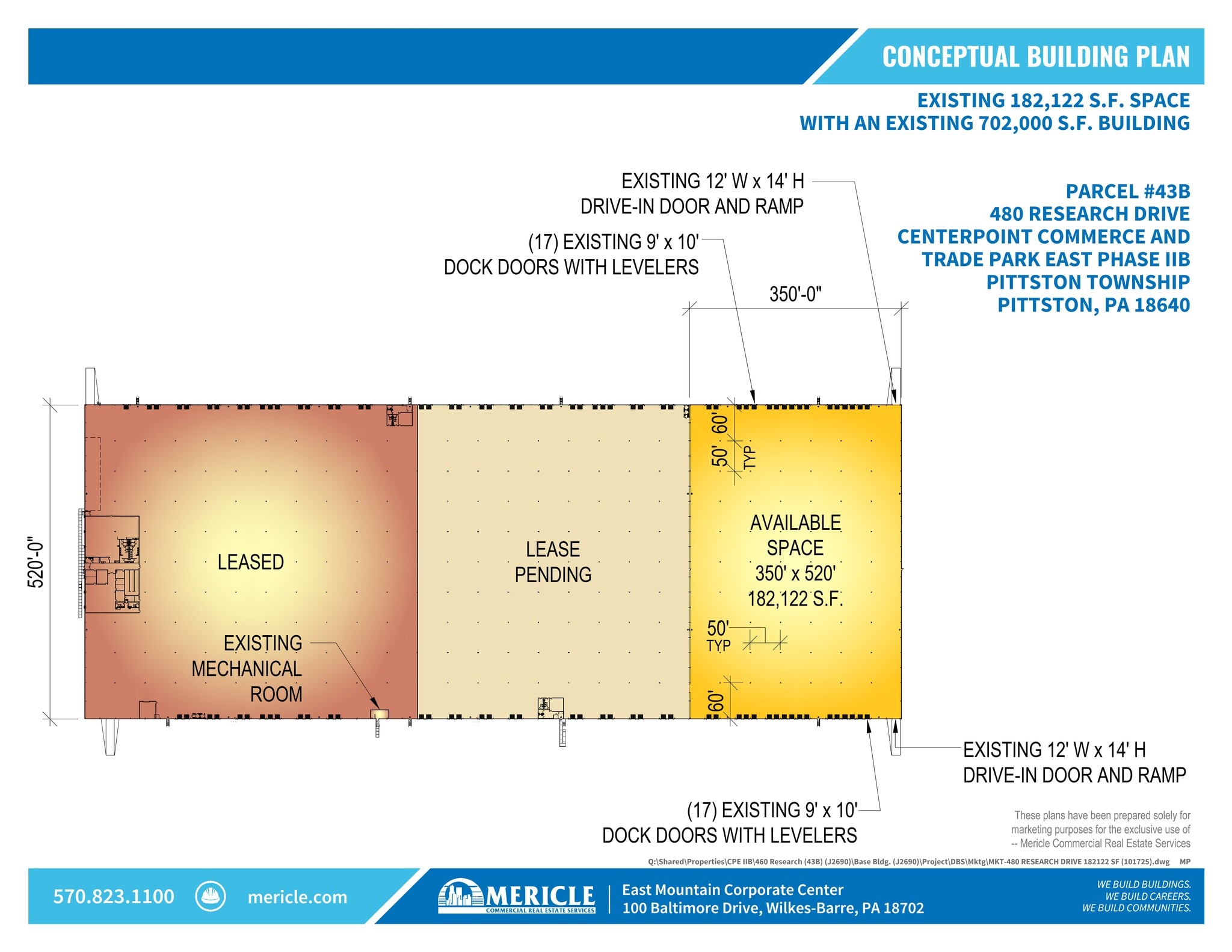 460-480 Research Dr, Pittston Township, PA for lease Site Plan- Image 1 of 6