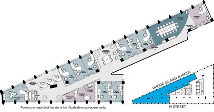 1730 Rhode Island Ave NW, Washington, DC for lease Floor Plan- Image 1 of 1