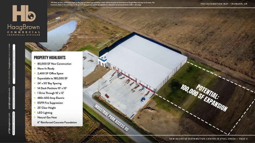 1450 Industrial Drive, Trumann, AR for lease - Building Photo - Image 3 of 9
