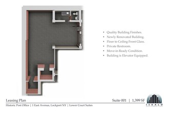 1 East Ave, Lockport, NY for lease Site Plan- Image 1 of 2