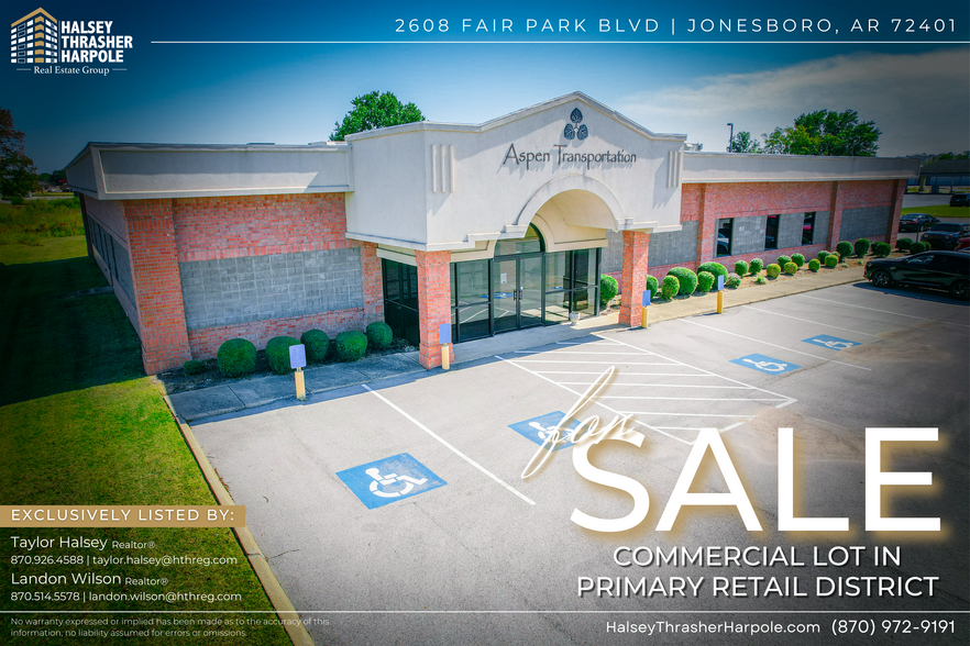 2608 Fair Park Blvd, Jonesboro, AR for sale - Building Photo - Image 1 of 1