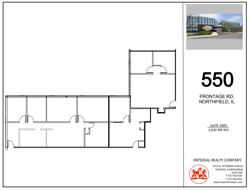 540-550 W Frontage Rd, Northfield, IL for lease Floor Plan- Image 1 of 6