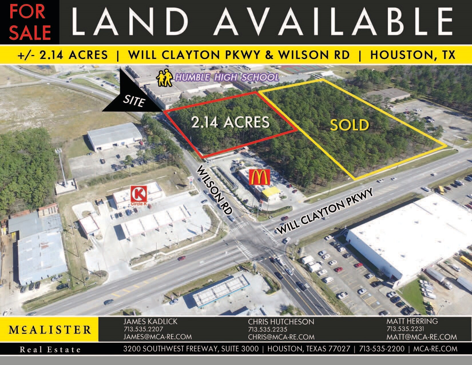 Wilson Rd, Houston, TX for sale Building Photo- Image 1 of 1