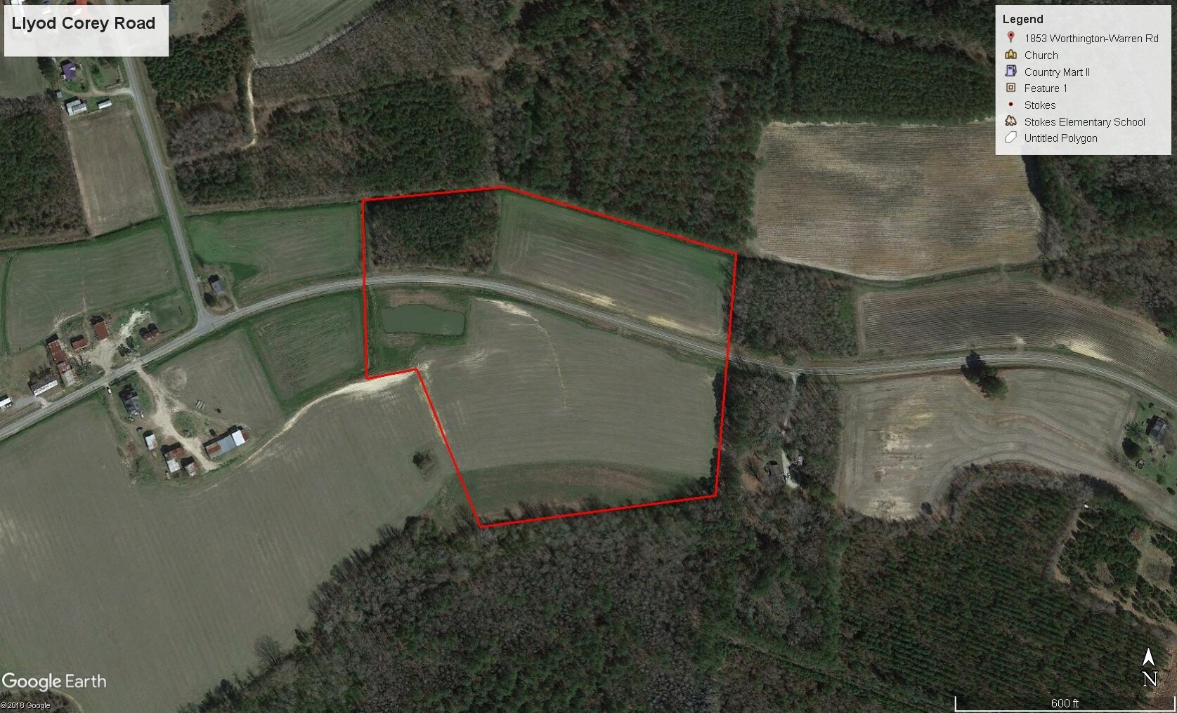 Lloyd Corey Rd, Stokes, NC 27884