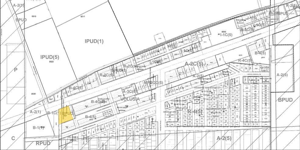 3785 W International Speedway Blvd, Daytona Beach, FL for sale - Plat Map - Image 1 of 1