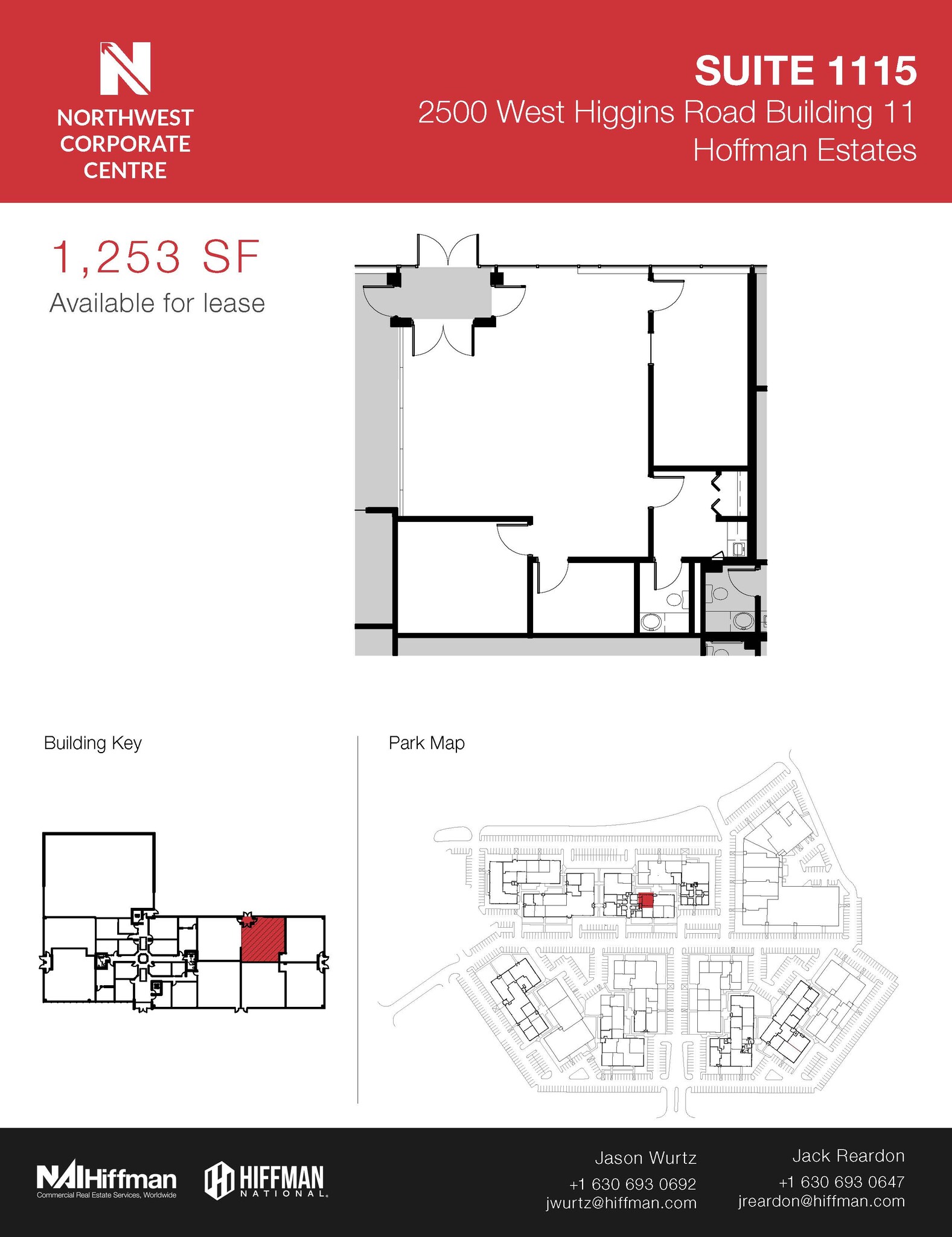 2500 W Higgins Rd, Hoffman Estates, IL for lease Floor Plan- Image 1 of 1