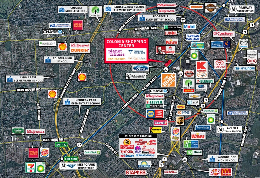 Rte 27, Woodbridge, NJ for lease - Aerial - Image 2 of 10