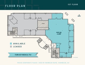 555 W Chandler Blvd, Chandler, AZ for lease Floor Plan- Image 1 of 1