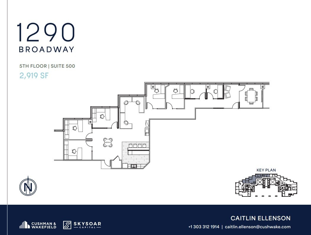 1290 Broadway, Denver, CO for lease Floor Plan- Image 1 of 1