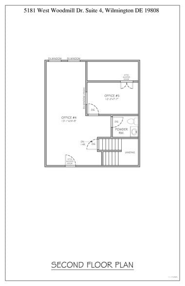 5181 W Woodmill Dr, Wilmington, DE for lease - Floor Plan - Image 3 of 8