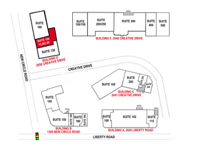 2041 A Creative Dr, Lexington, KY for lease Site Plan- Image 1 of 1