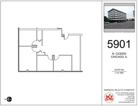 5901 N Cicero Ave, Chicago, IL for lease Floor Plan- Image 1 of 6