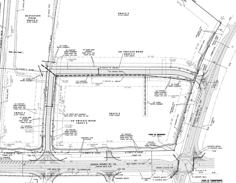 5994 Hwy 124, Hoschton, GA for lease - Site Plan - Image 2 of 2