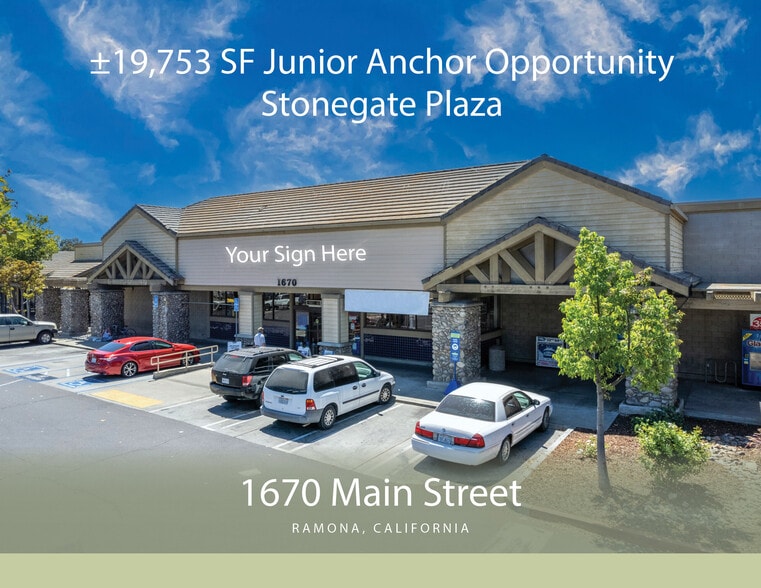 1670 Main St, Ramona, CA for lease - Building Photo - Image 1 of 6