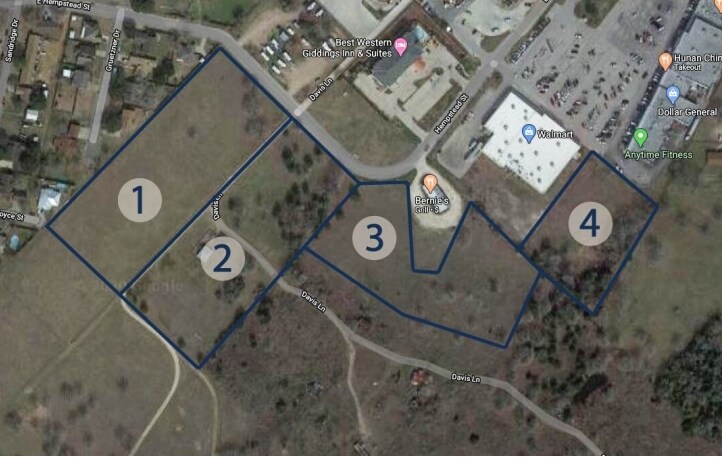 Hempstead St & Davis Ln, Giddings, TX for sale - Primary Photo - Image 1 of 1