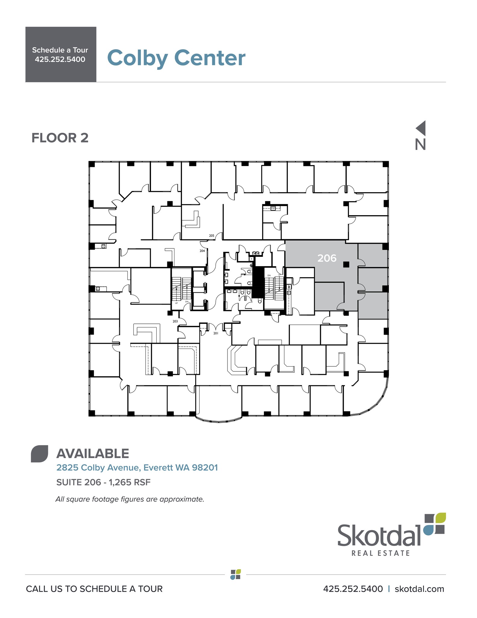 2825 Colby Ave, Everett, WA for lease Site Plan- Image 1 of 6