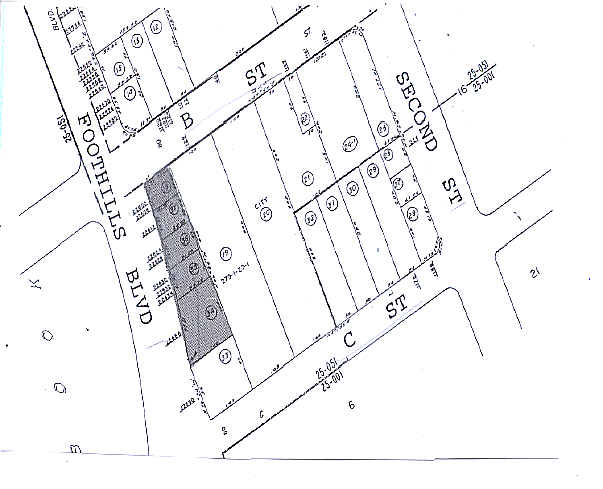 22612-22634 Foothill Blvd, Hayward, CA for lease - Plat Map - Image 2 of 10