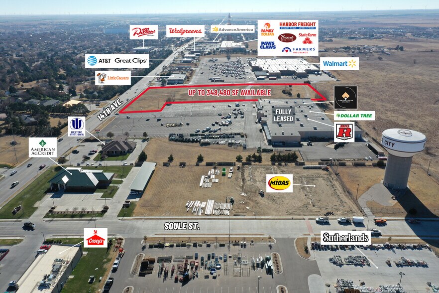 2101 14th Ave, Dodge City, KS for lease - Aerial - Image 2 of 5