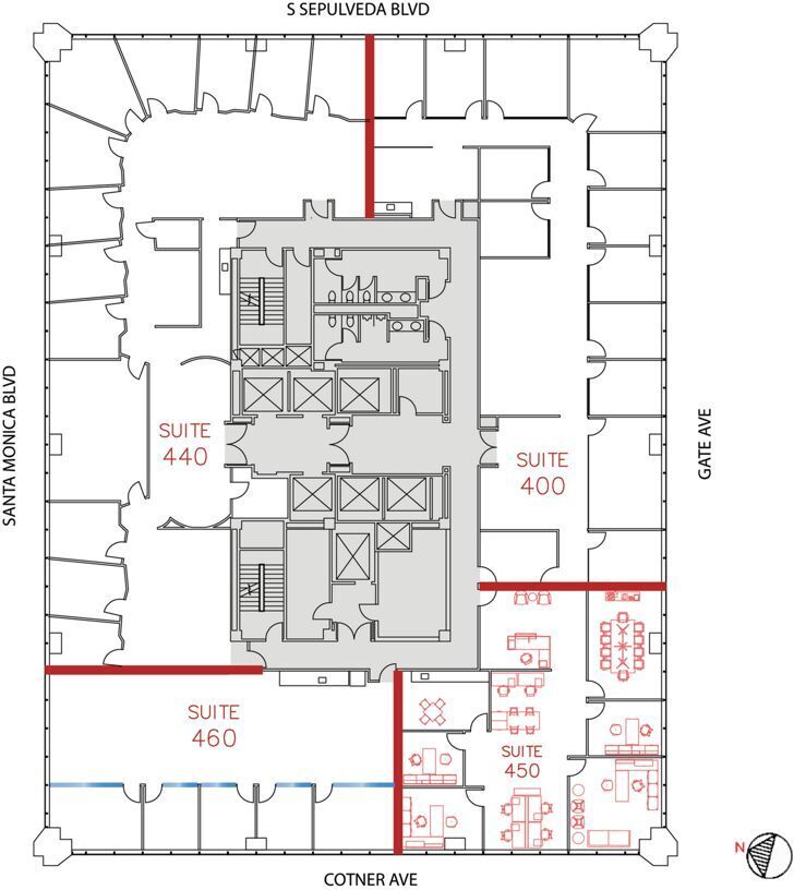 11150 Santa Monica Blvd, Los Angeles, CA for lease Floor Plan- Image 1 of 7