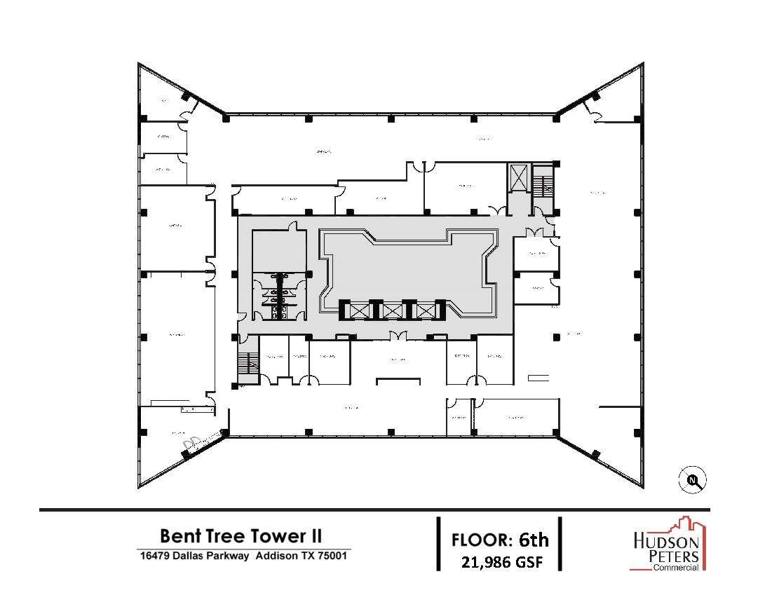 16479 Dallas Pky, Addison, TX 75001 - Unit 600 -  - Floor Plan - Image 1 of 1