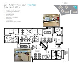 3333 N Torrey Pines Ct, La Jolla, CA for lease Floor Plan- Image 1 of 1