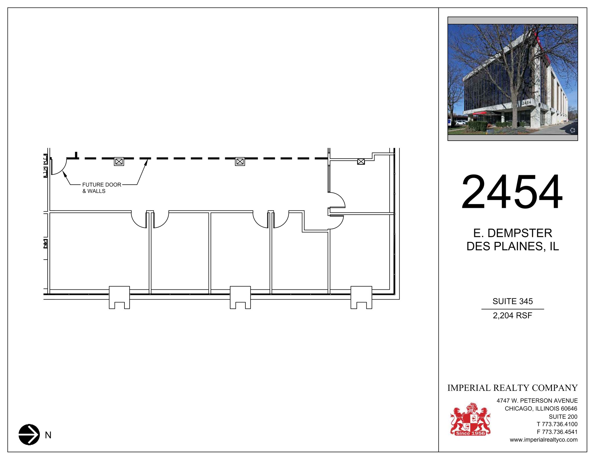 2454 E Dempster St, Des Plaines, IL for lease Site Plan- Image 1 of 1