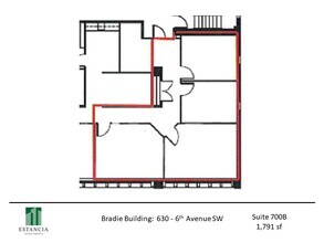 630 6th Ave SW, Calgary, AB for lease Floor Plan- Image 1 of 1