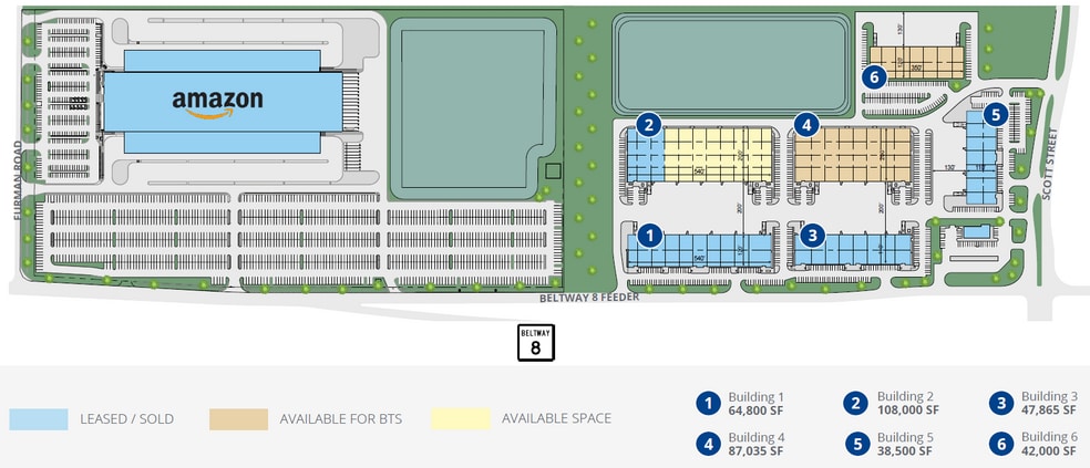 3203 S Sam Houston Pky E, Houston, TX for lease - Site Plan - Image 3 of 7