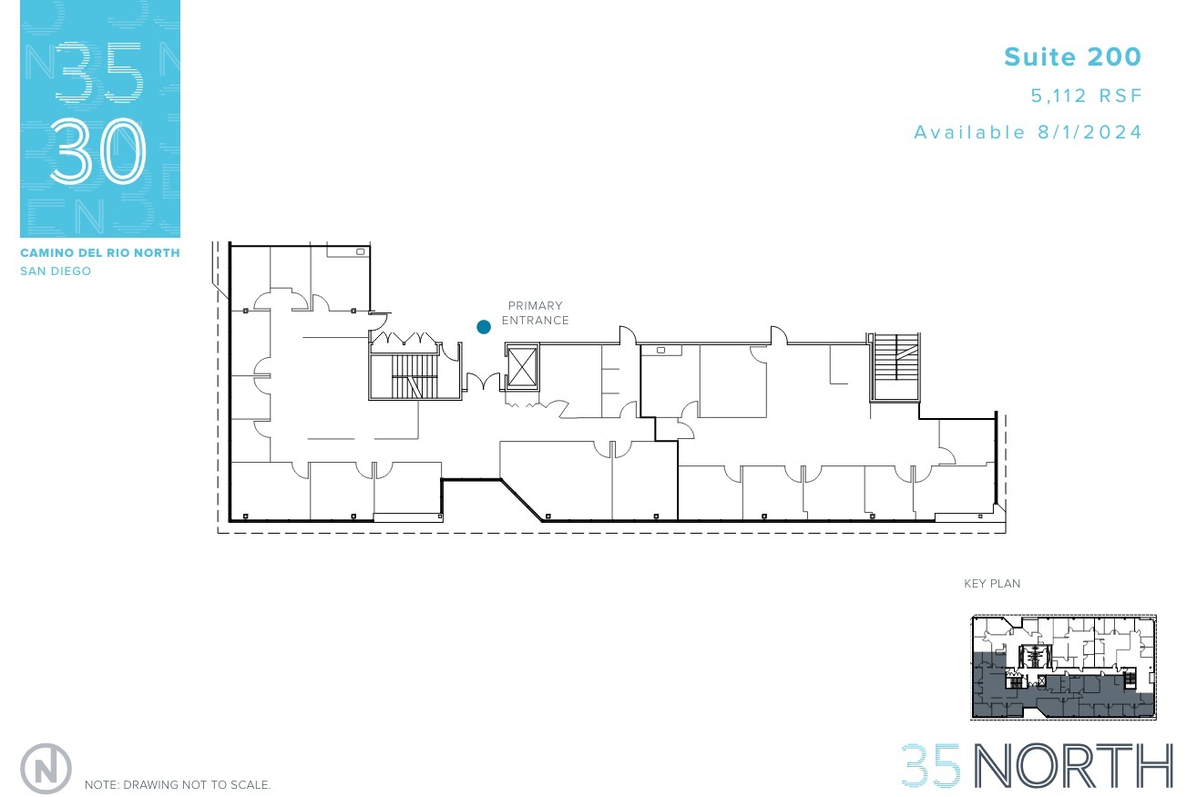 3530 Camino Del Rio N, San Diego, CA for lease Floor Plan- Image 1 of 1