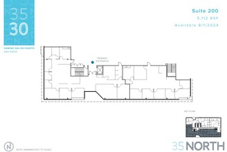 3530 Camino Del Rio N, San Diego, CA for lease Floor Plan- Image 1 of 1