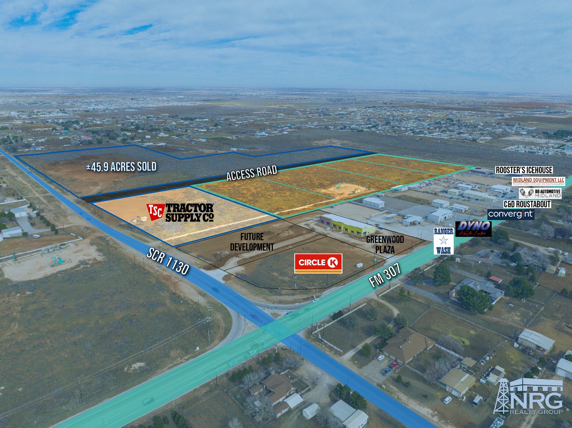 BTS on SCR 1130 & FM 307, Midland, TX for lease Building Photo- Image 1 of 11