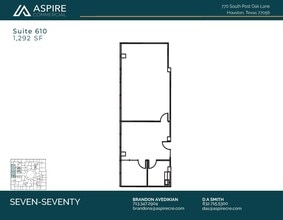 770 S Post Oak Ln, Houston, TX for lease Floor Plan- Image 1 of 1
