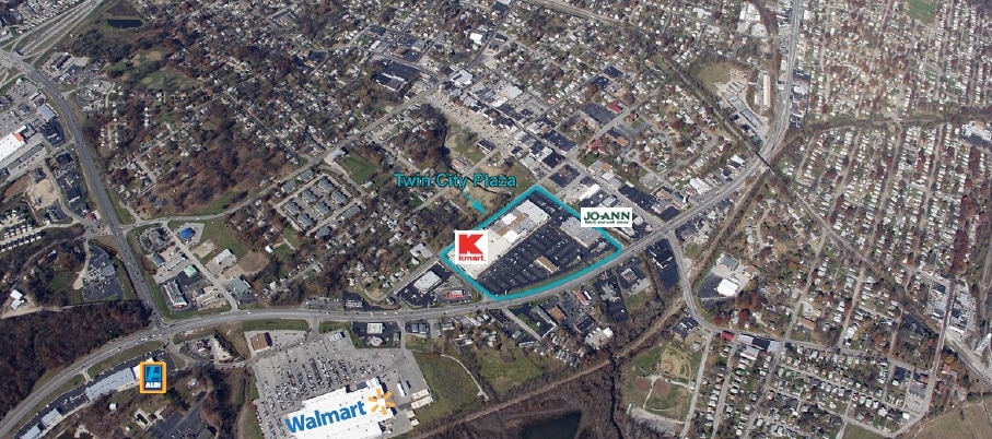 101-155 Twin City Mall, Crystal City, MO for lease - Aerial - Image 3 of 3
