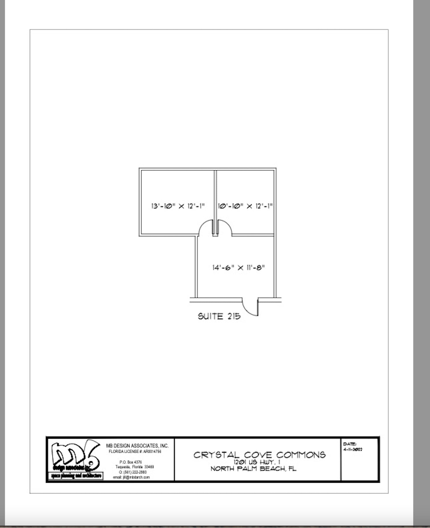 1201 US Highway 1, North Palm Beach, FL for lease Floor Plan- Image 1 of 4