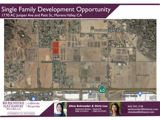 More details for SFR Community Development  Opportunity – Land for Sale, Moreno Valley, CA