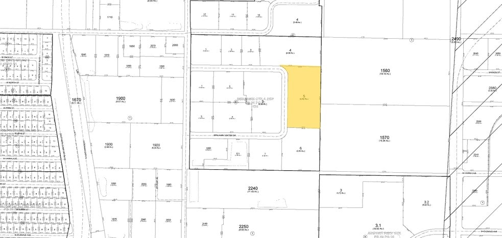 5801 Benjamin Center Dr, Tampa, FL for lease - Plat Map - Image 2 of 6